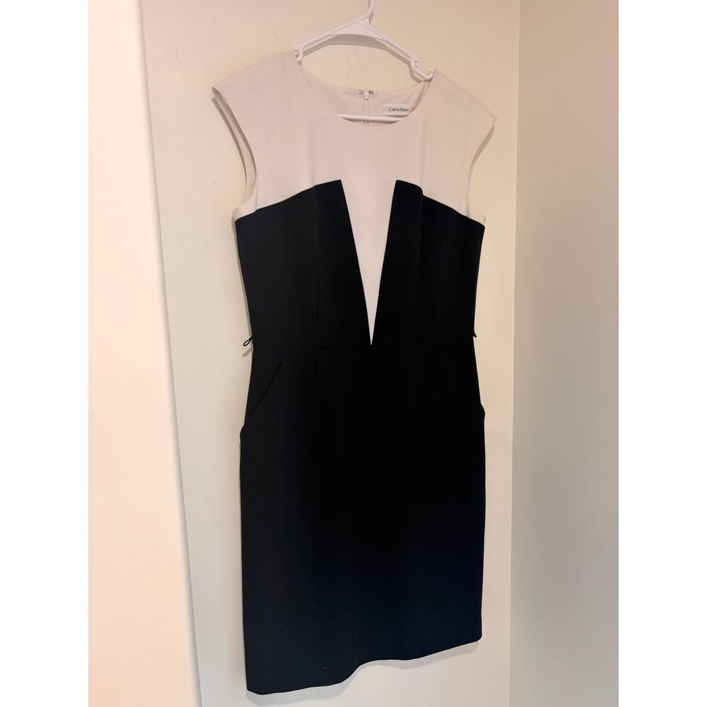 Calvin Klein Colorblock Dress – Size 8 - Picture 3 of 7